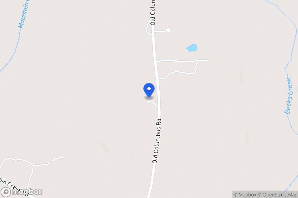 Map of 1437 Old Columbus Rd