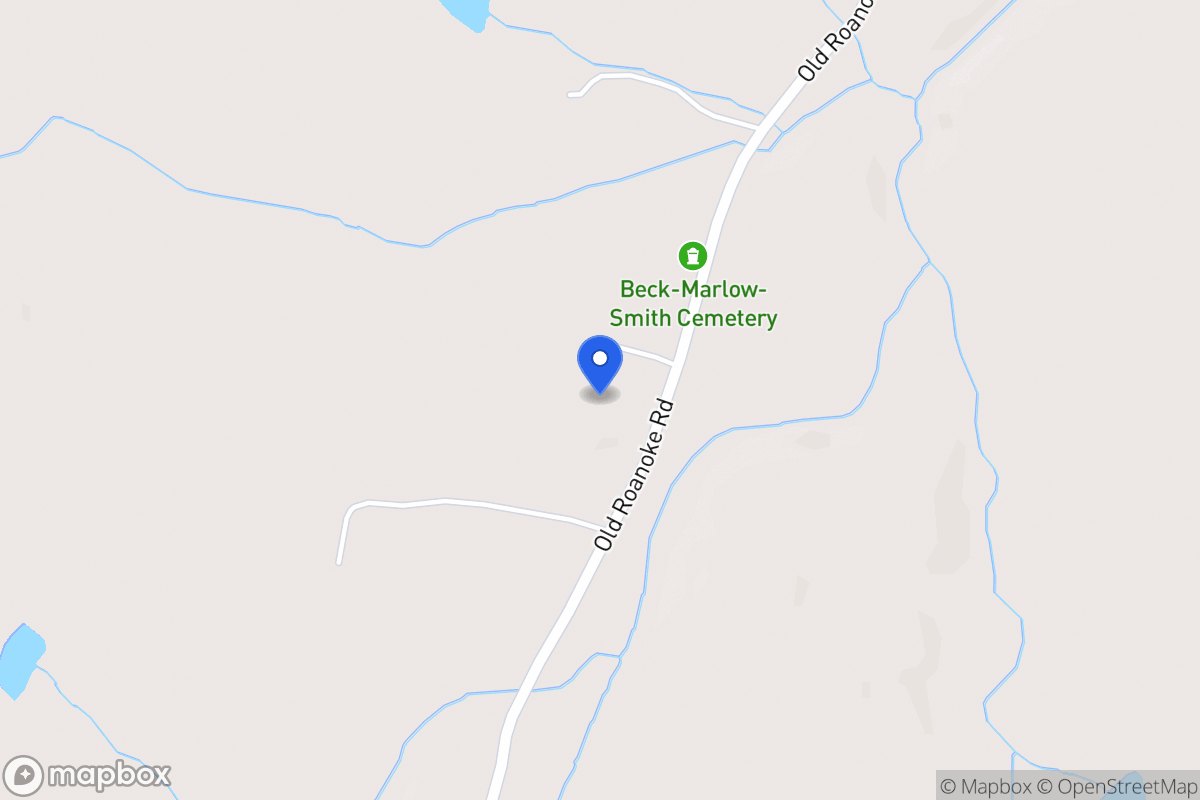 Map of 1353 Old Roanoke Rd