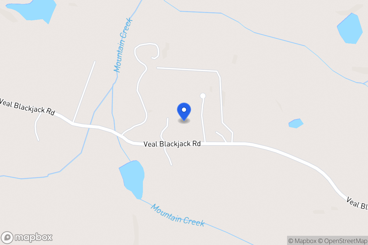 Map of Veal Blackjack Rd