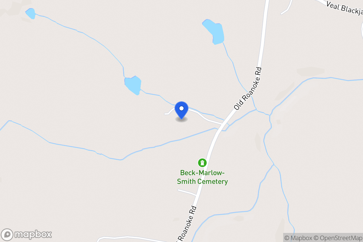 Map of 1267 Old Roanoke Rd