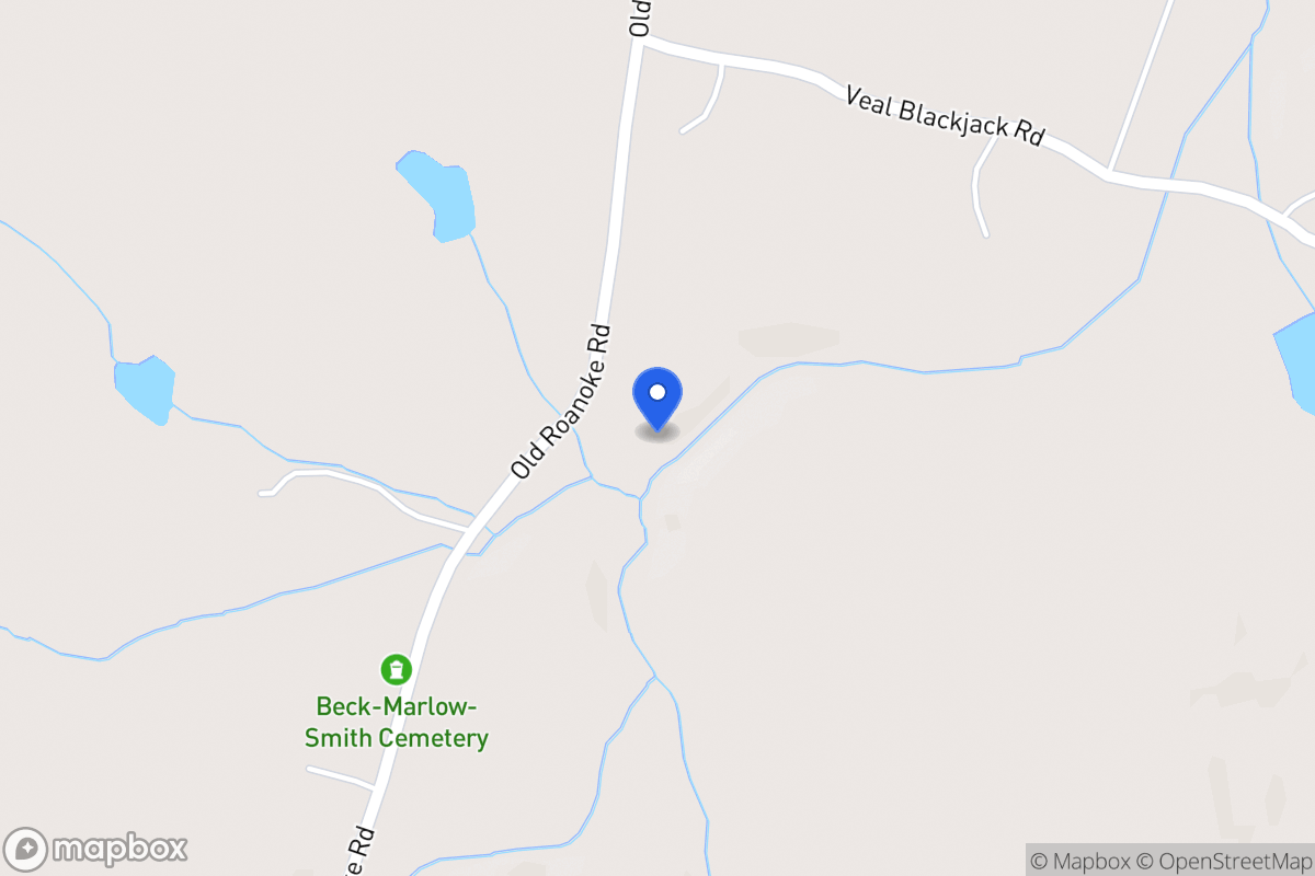 Map of 1260 Old Roanoke Rd