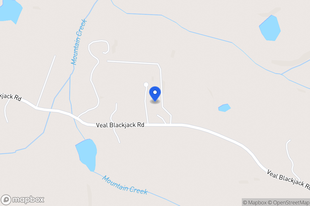 Map of 327 Veal Blackjack Rd
