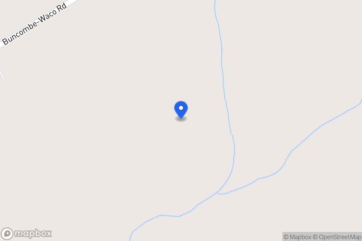 Map of Buncombe Waco Rd