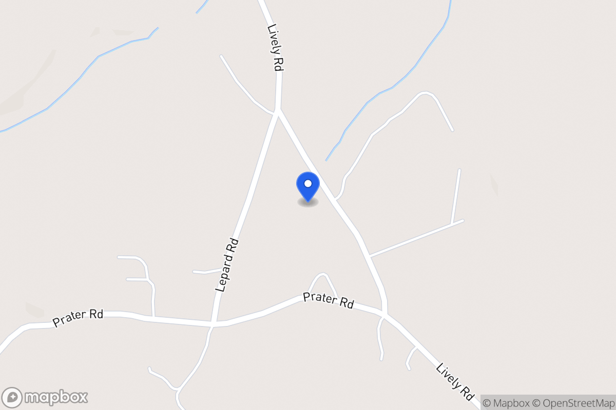 Map of 606 Lively Rd