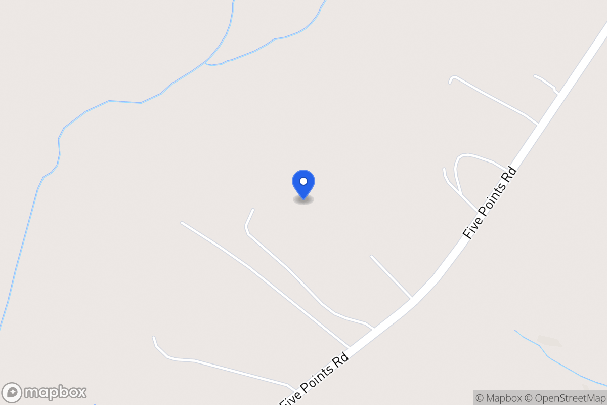 Map of 1321 Five Points Rd