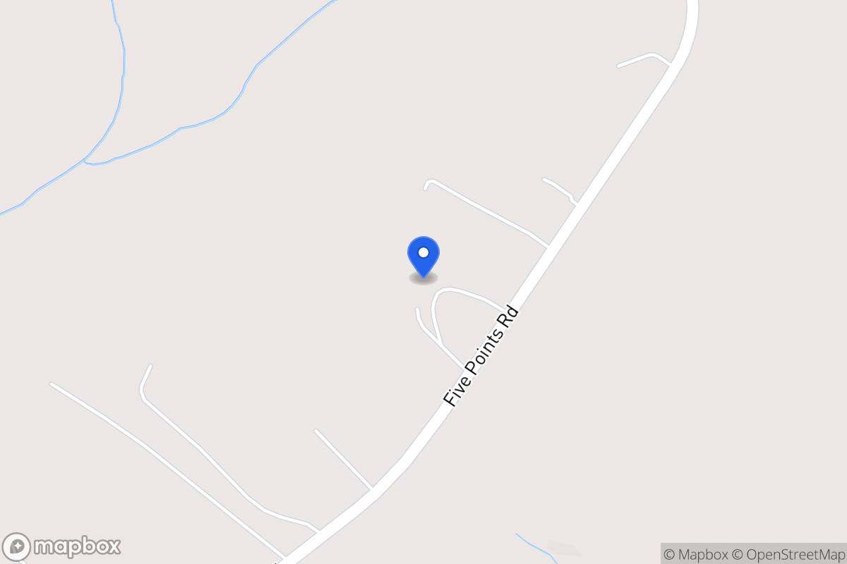Map of 1207 Five Points Rd