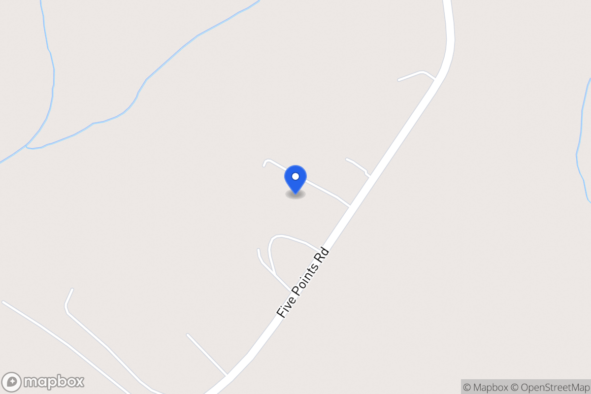 Map of 1175 Five Points Rd
