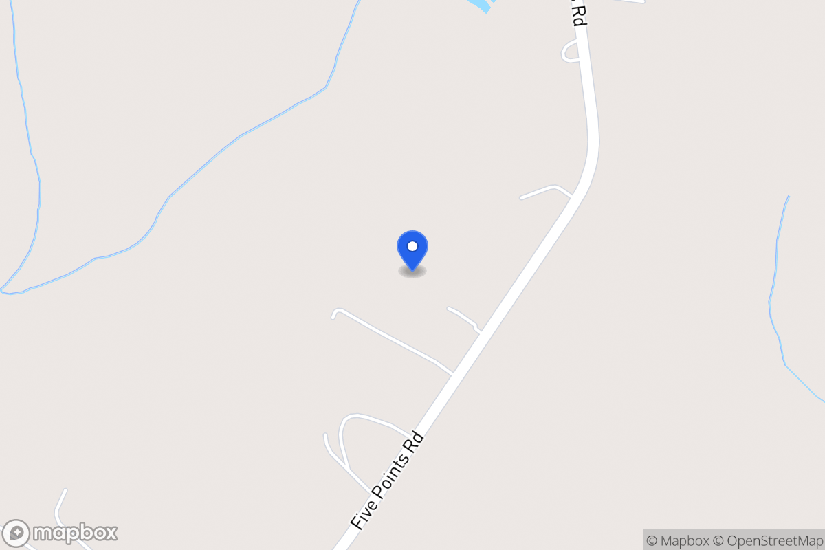 Map of 1143 Five Points Rd