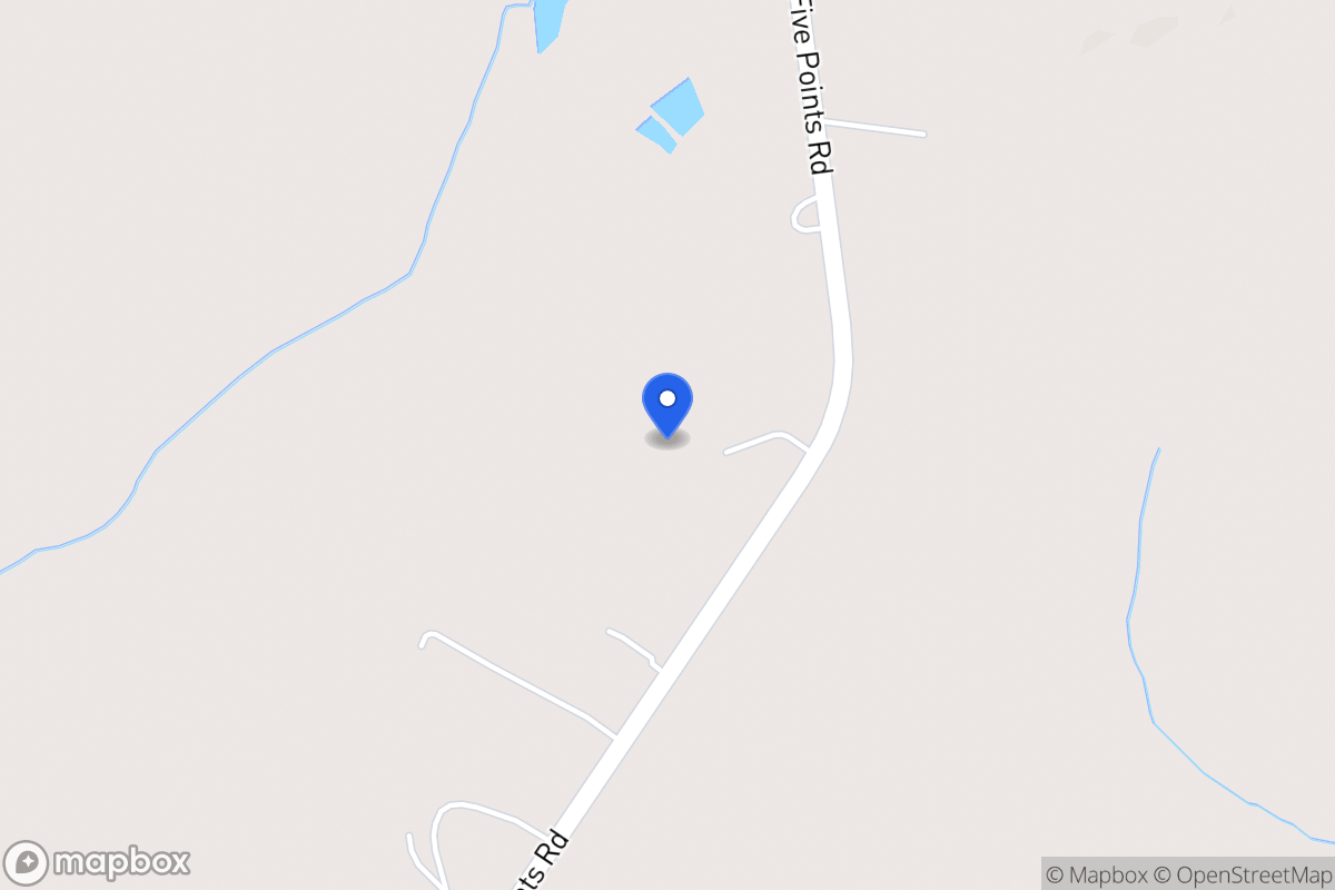 Map of 1065 Five Points Rd