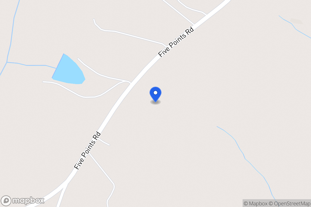 Map of 1450 Five Points Rd