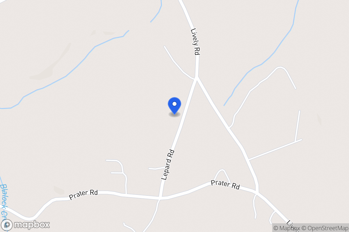 Map of 125 Lepard Rd