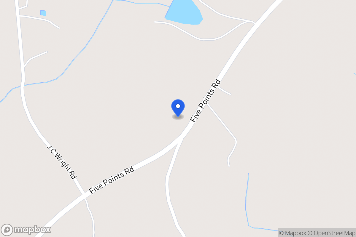 Map of 1583 Five Points Rd