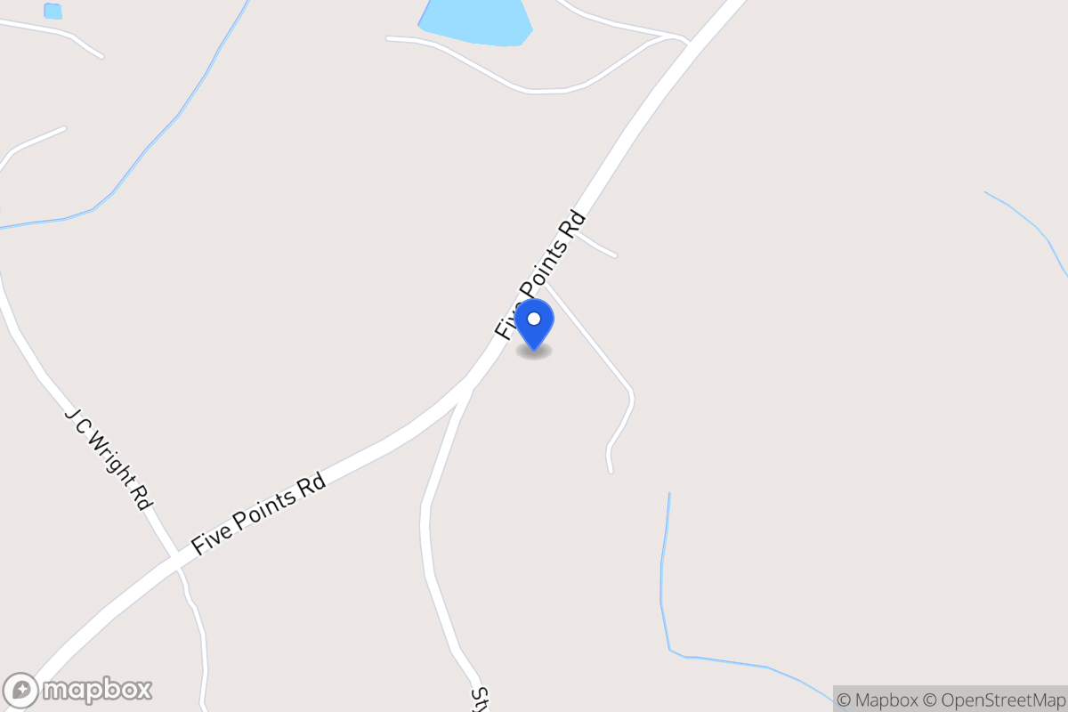Map of 1580 Five Points Rd