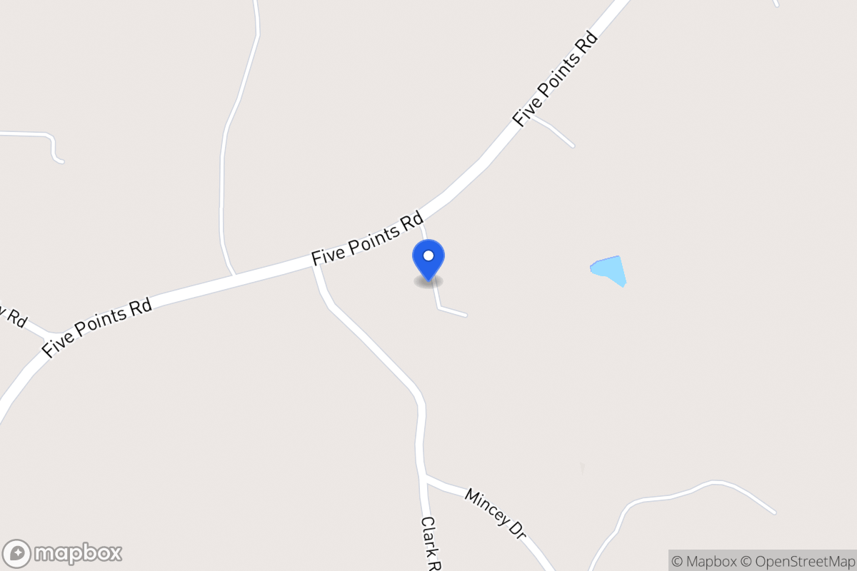 Map of 1942 Five Points Rd