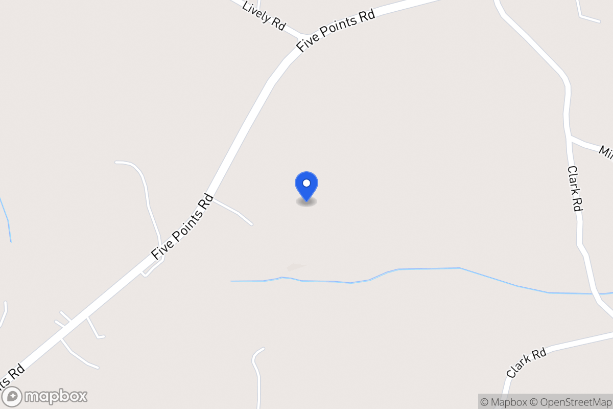 Map of 2288 Five Points Rd