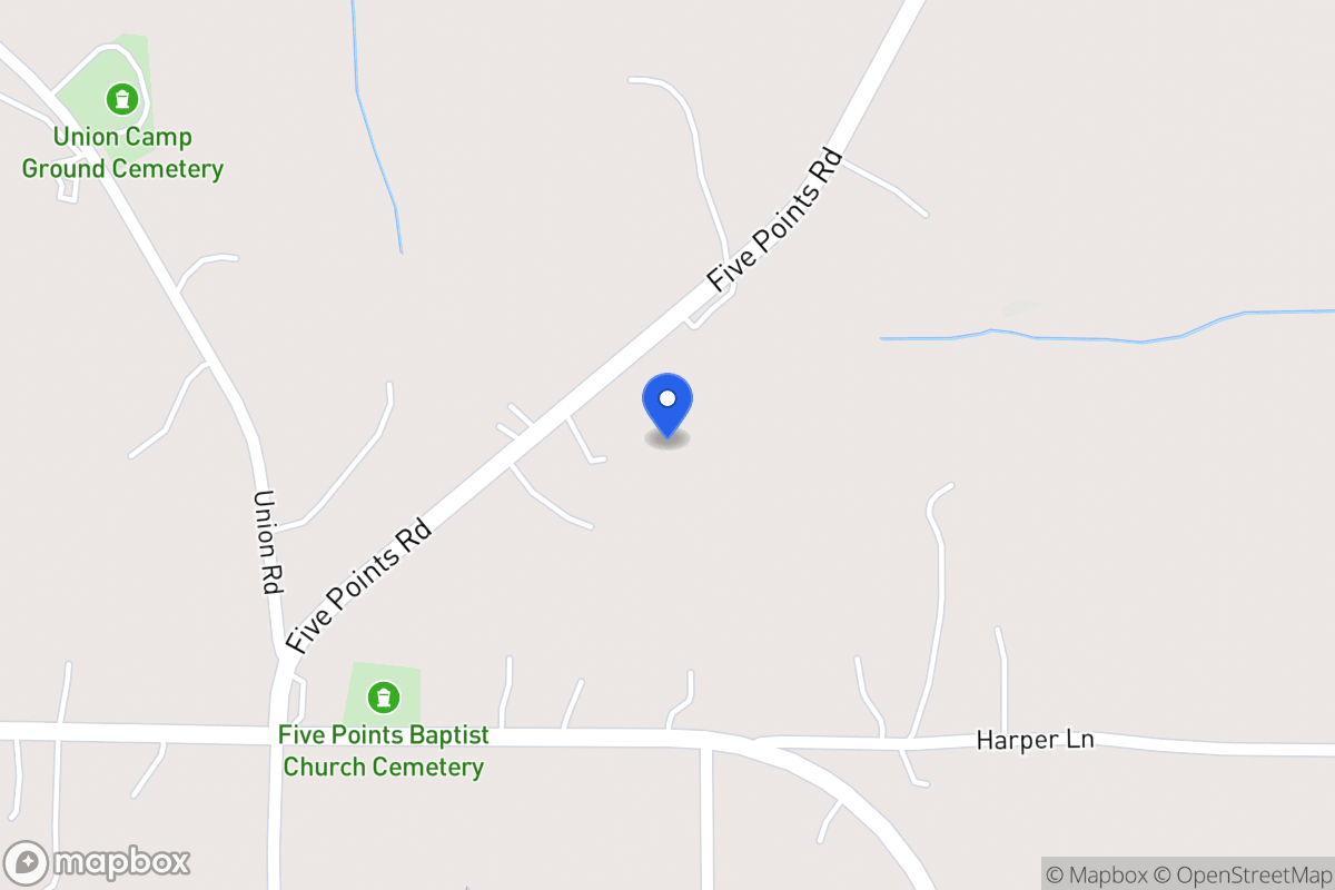 Map of 2356 Five Points Rd
