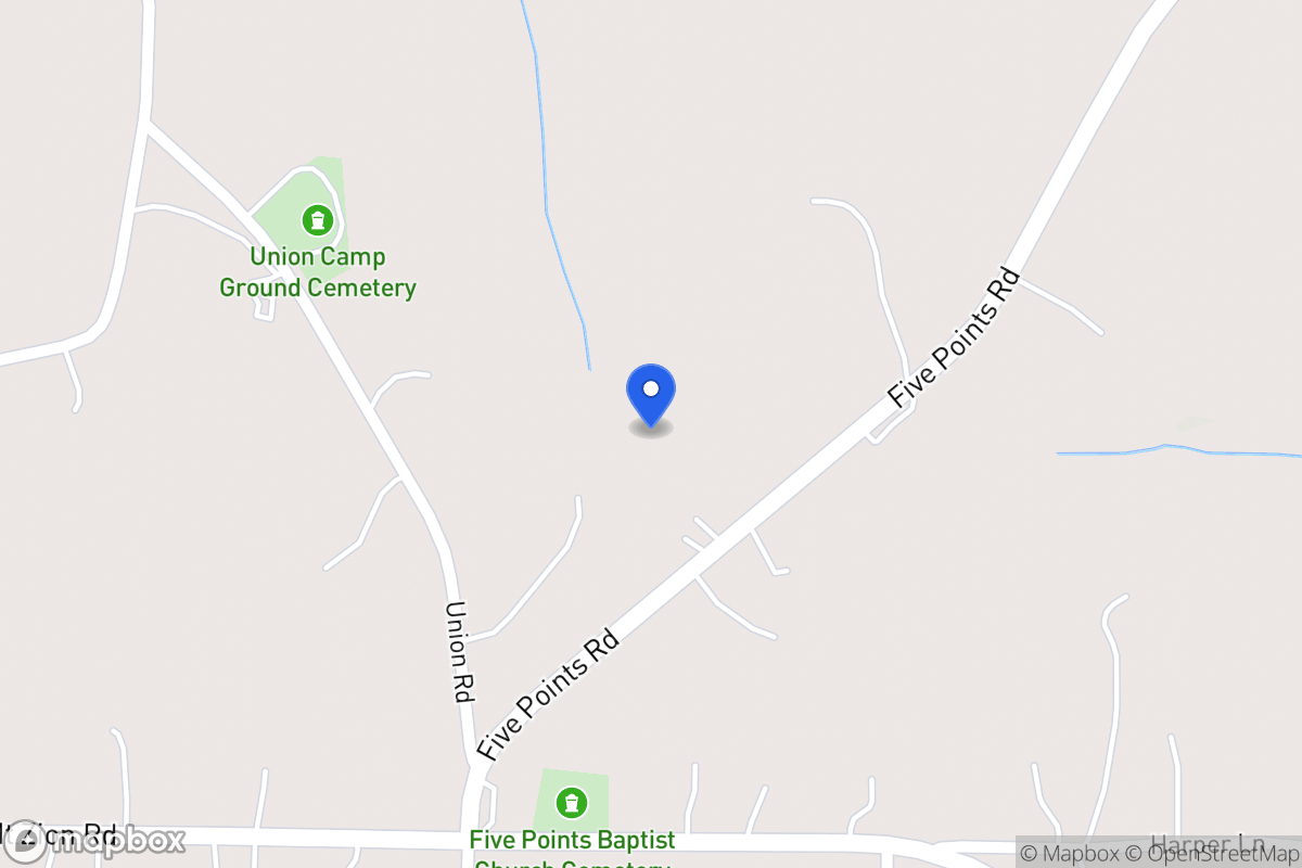 Map of 2317 Five Points Rd