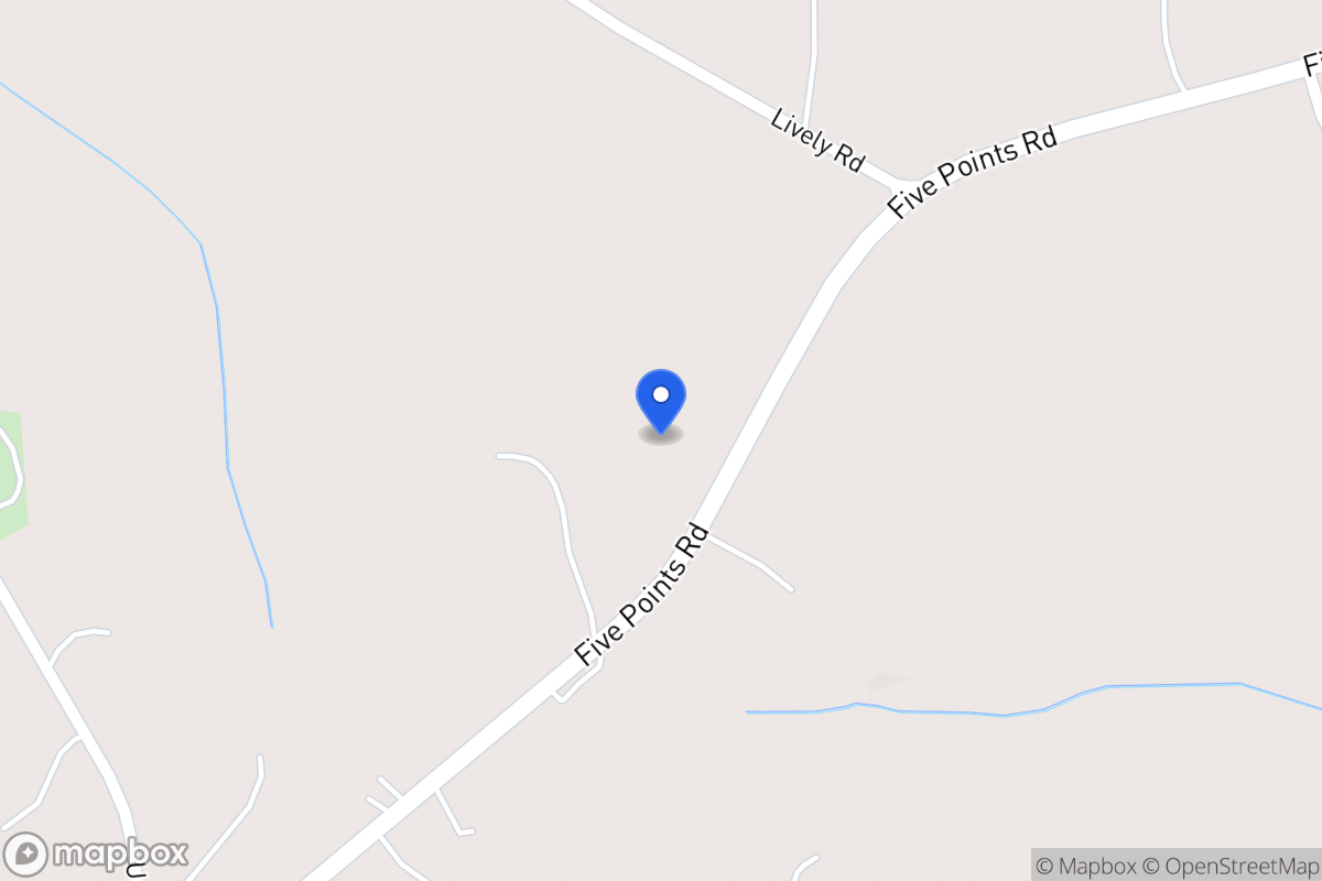 Map of 2251 Five Points Rd