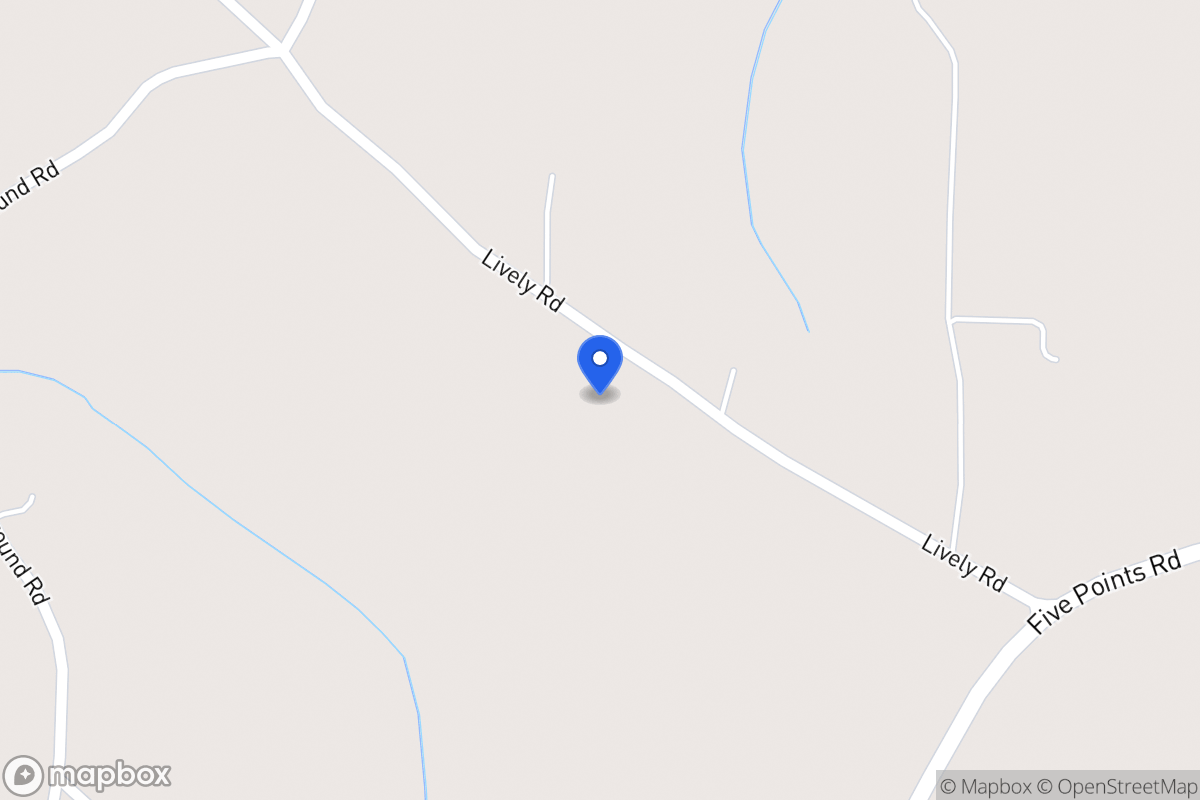 Map of 154 Lively Rd