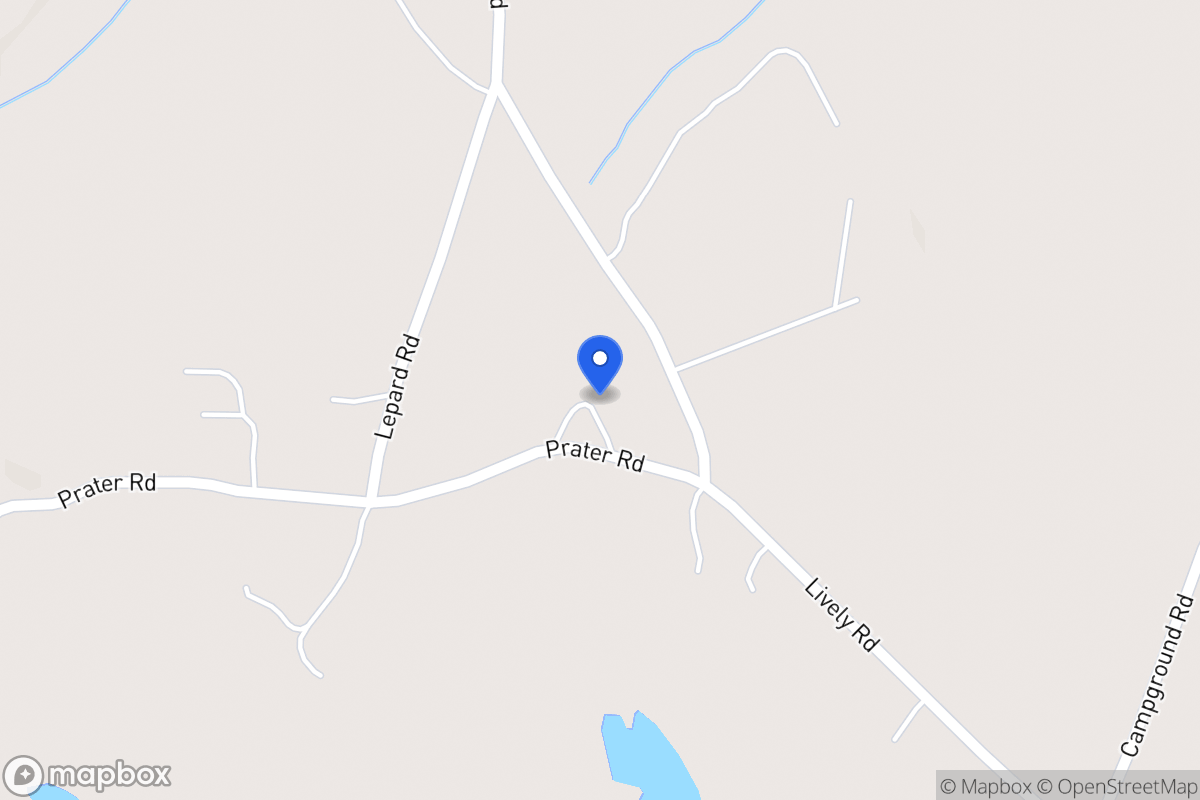 Map of 624 Prater Rd