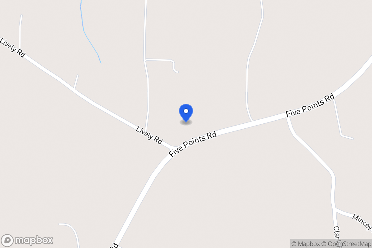 Map of 2101 Five Points Rd