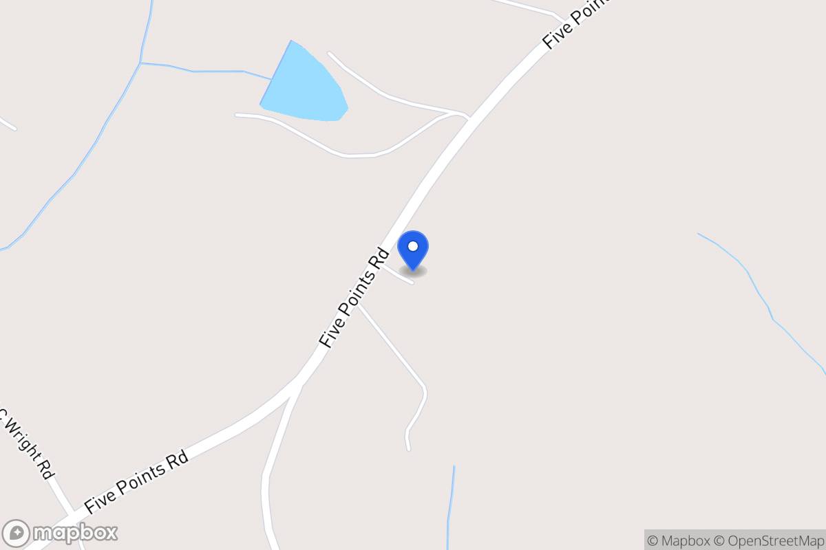 Map of 1540 Five Points Rd