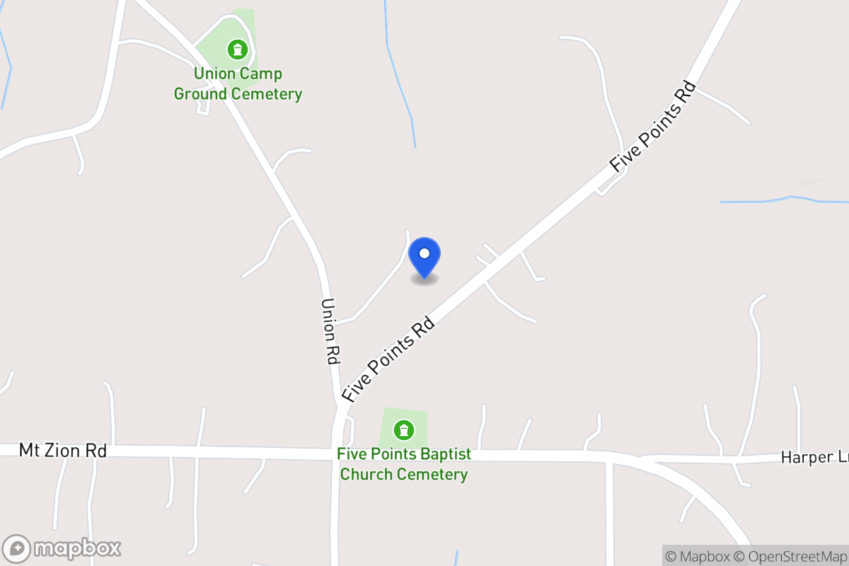 Map of 2387 Five Points Rd