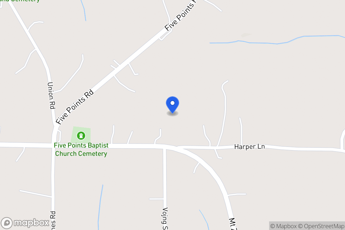 Map of 5687 Mt Zion Rd