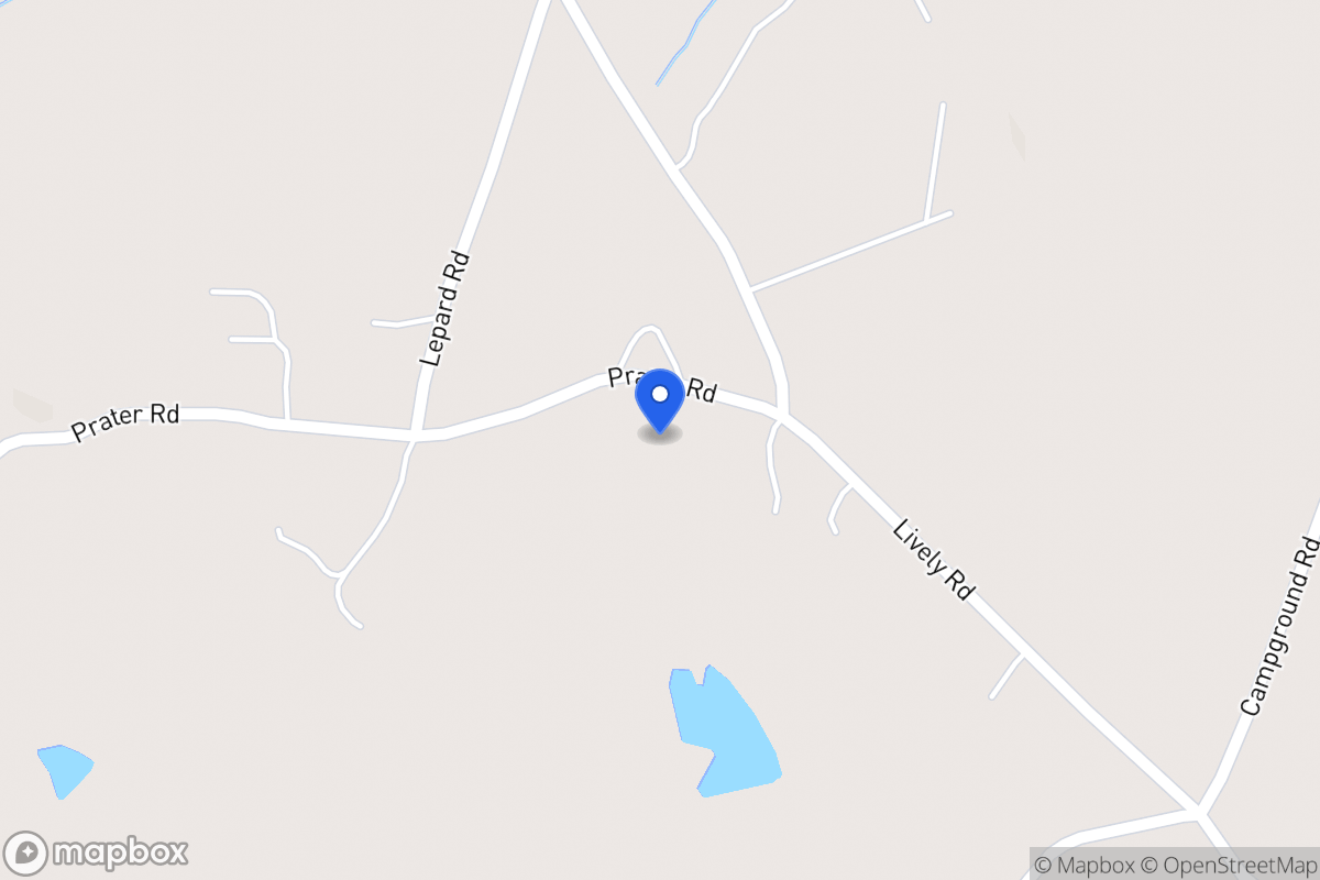 Map of 645 Prater Rd
