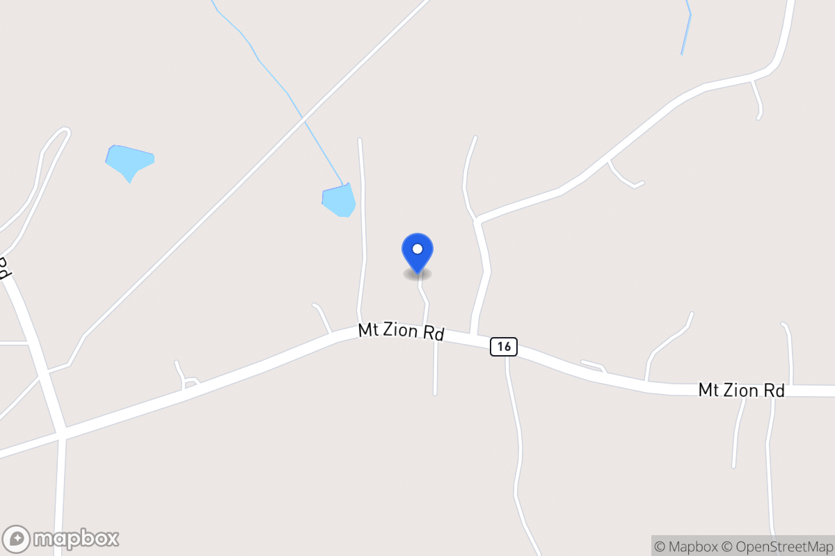 Map of 6091 Mt Zion Rd