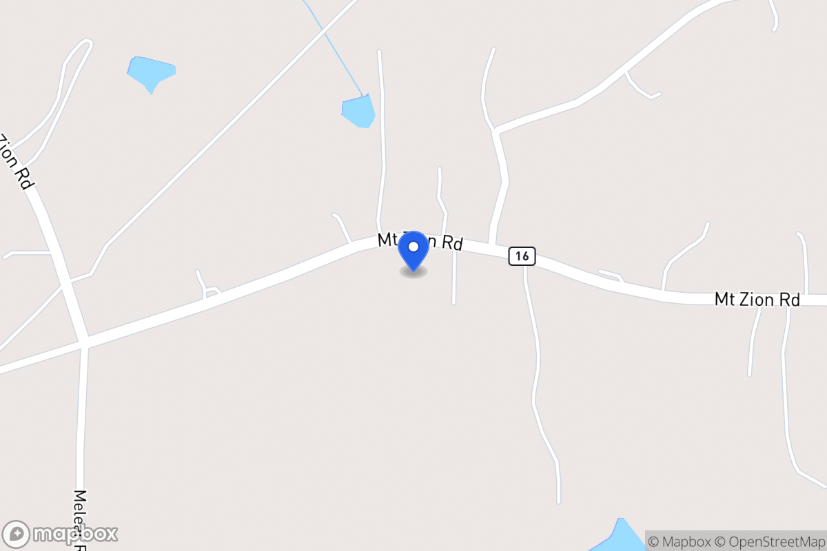 Map of 6118 Mt Zion Rd
