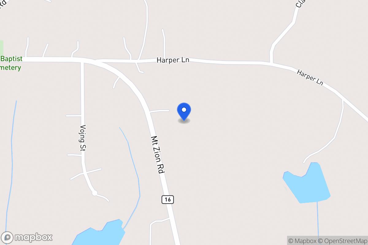 Map of 5583 Mt Zion Rd