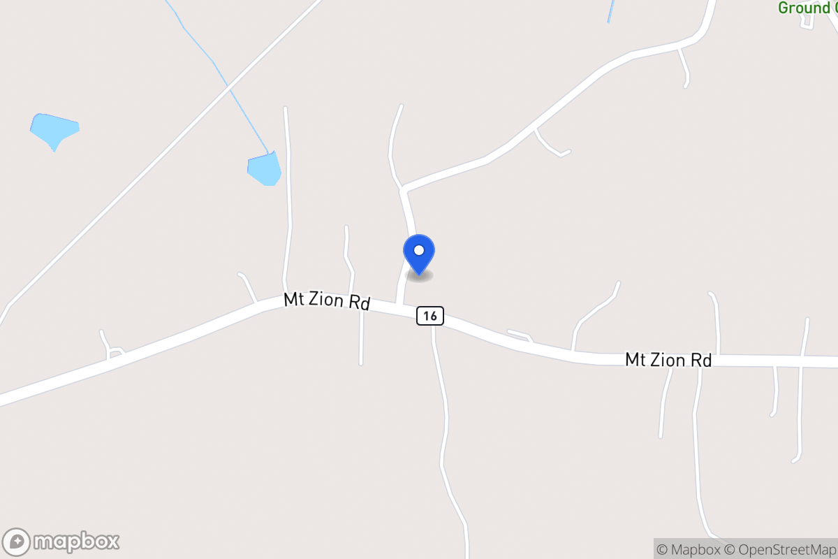 Map of 6071 Mt Zion Rd
