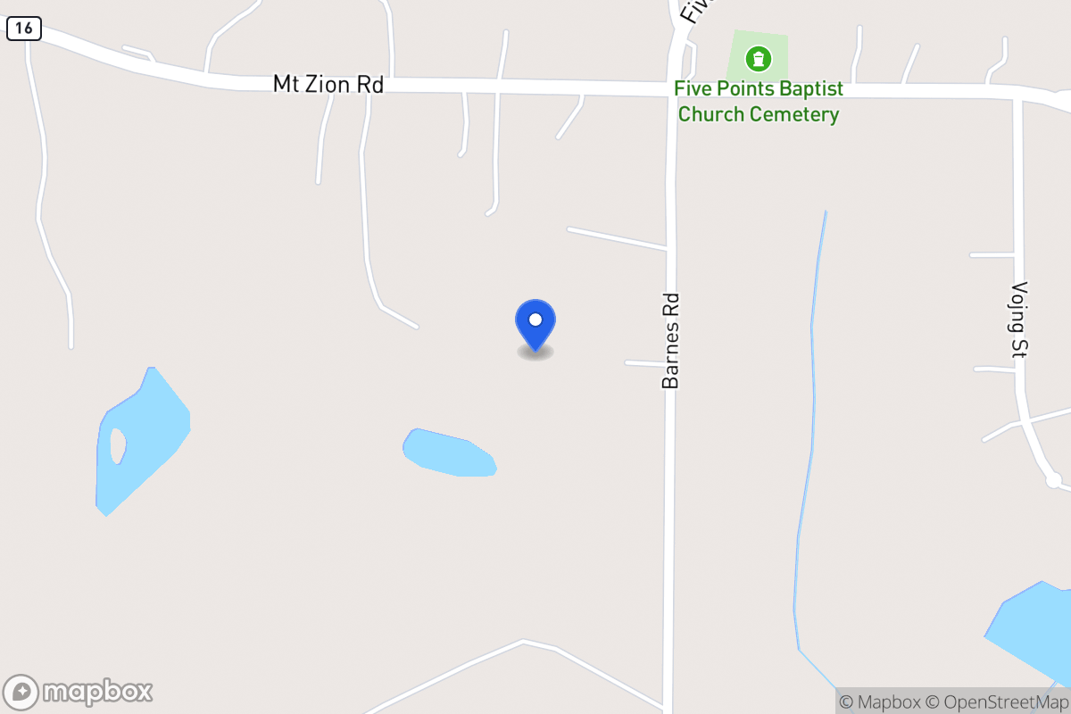 Map of 105 Barnes Rd