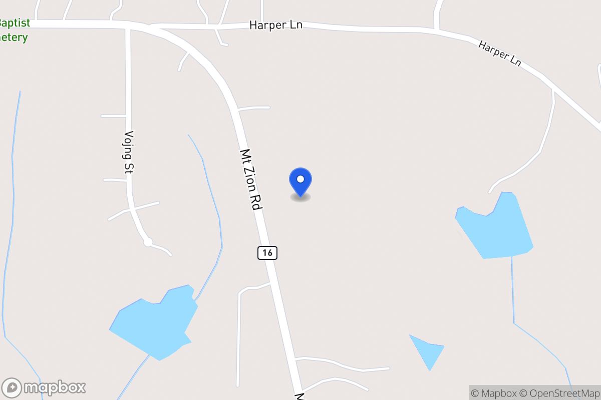 Map of 5537 Mt Zion Rd