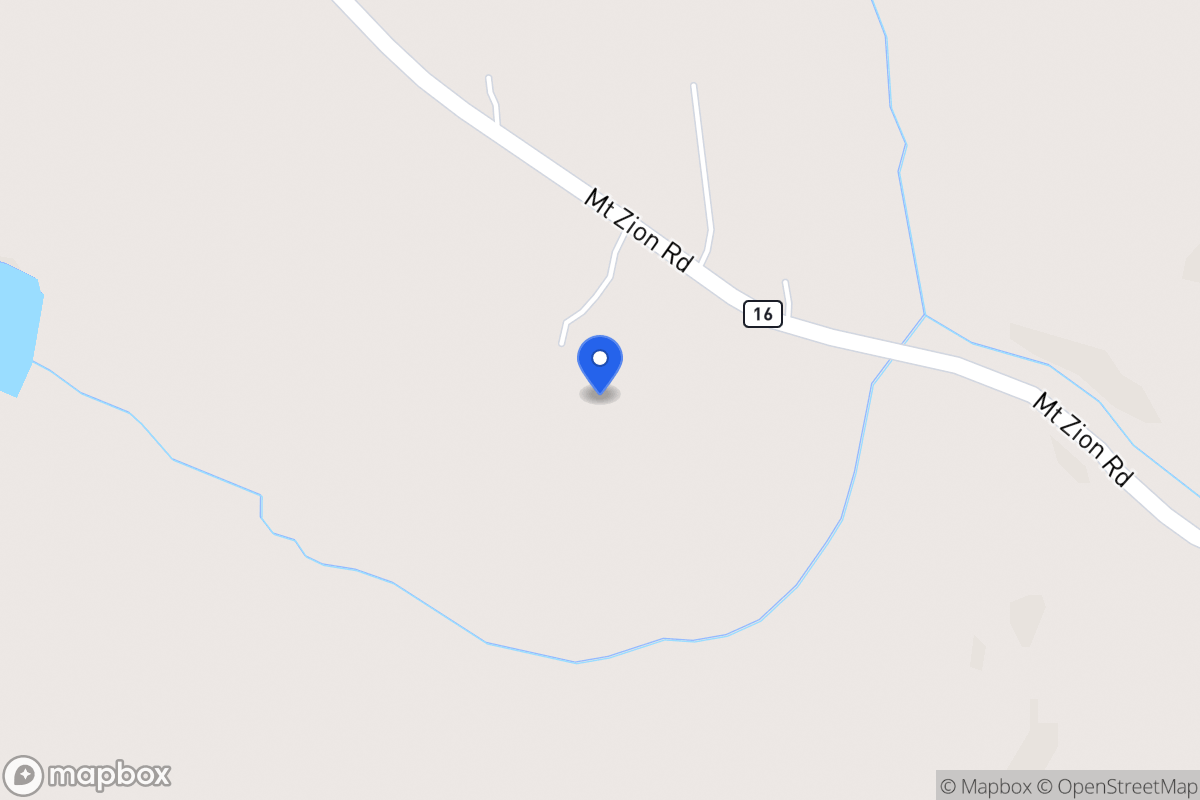 Map of 5190 Mt Zion Rd