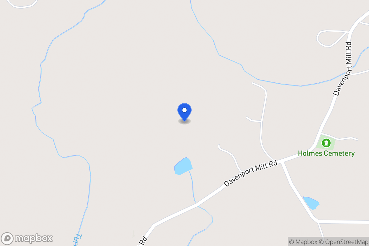 Map of 1708 Davenport Mill Rd