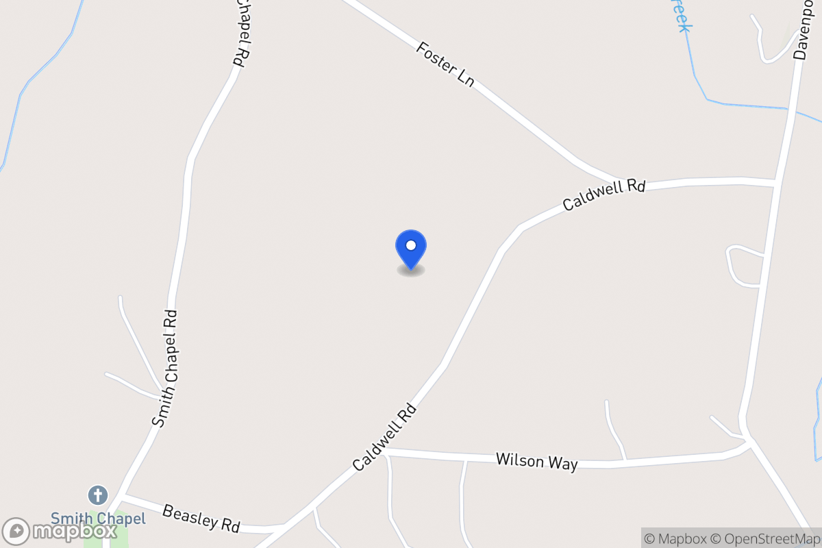 Map of 378 Caldwell Rd