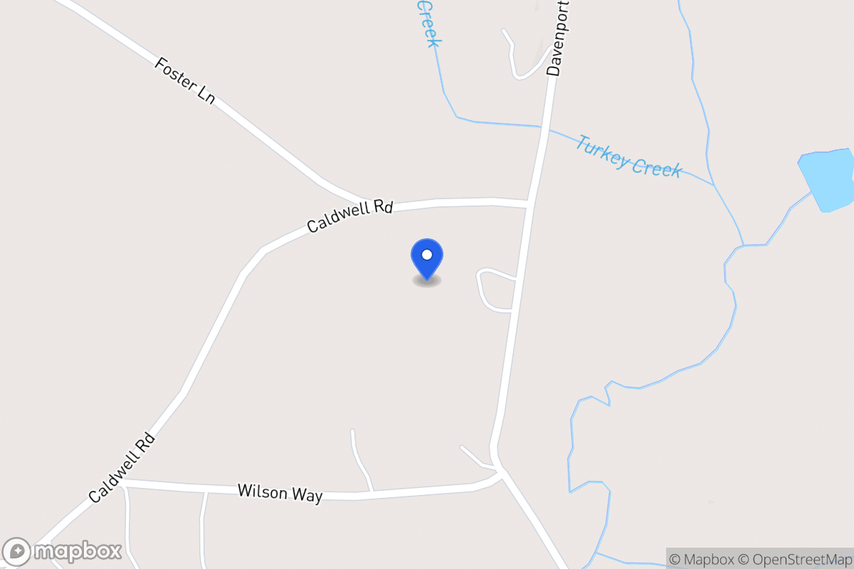 Map of 1410 Davenport Mill Rd