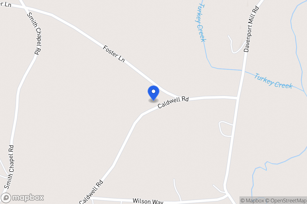 Map of 420 Caldwell Rd