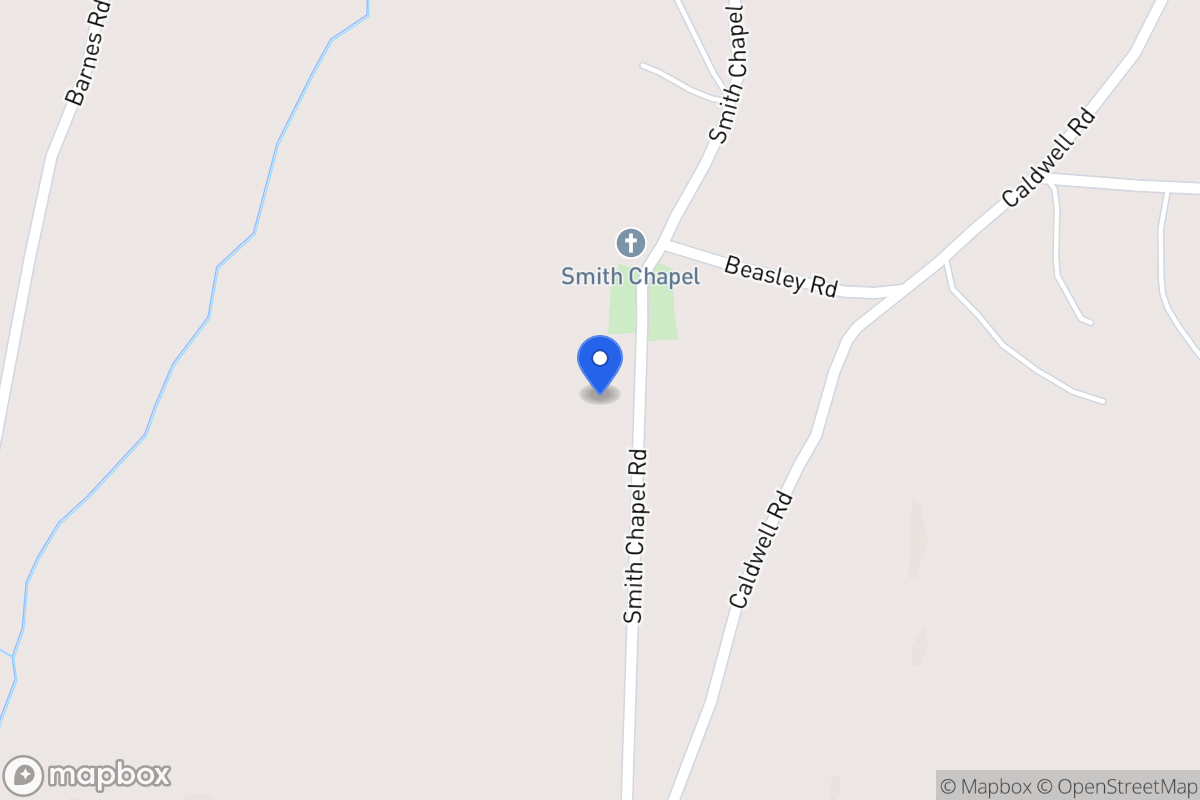 Map of 636 Smith Chapel Rd