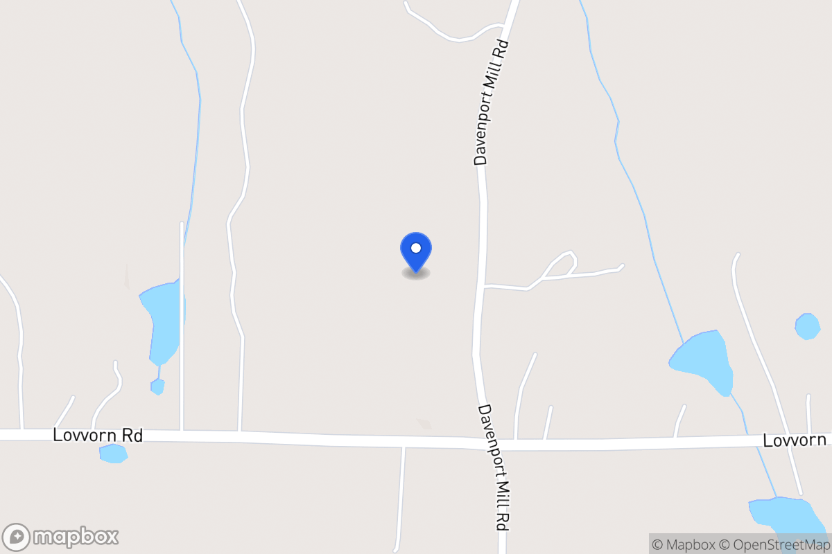 Map of 754 Davenport Mill Rd