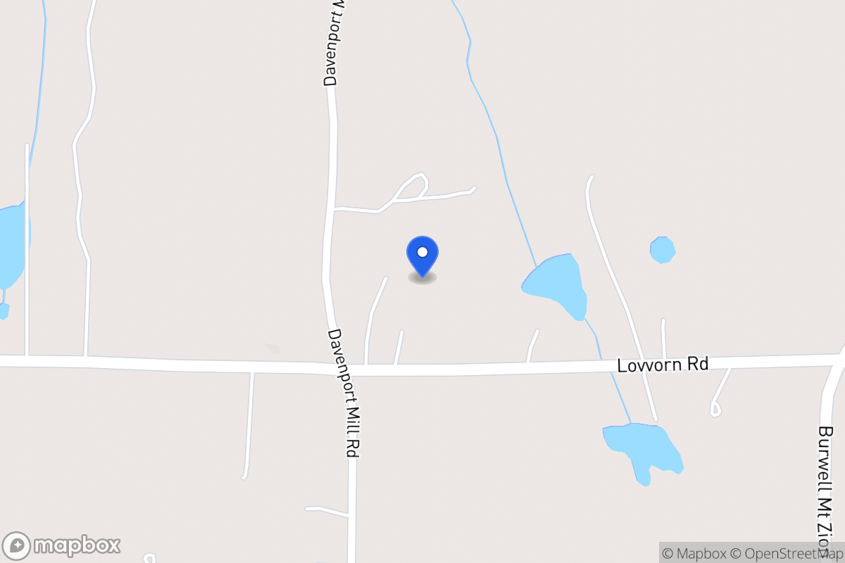 Map of 685 Davenport Mill Rd