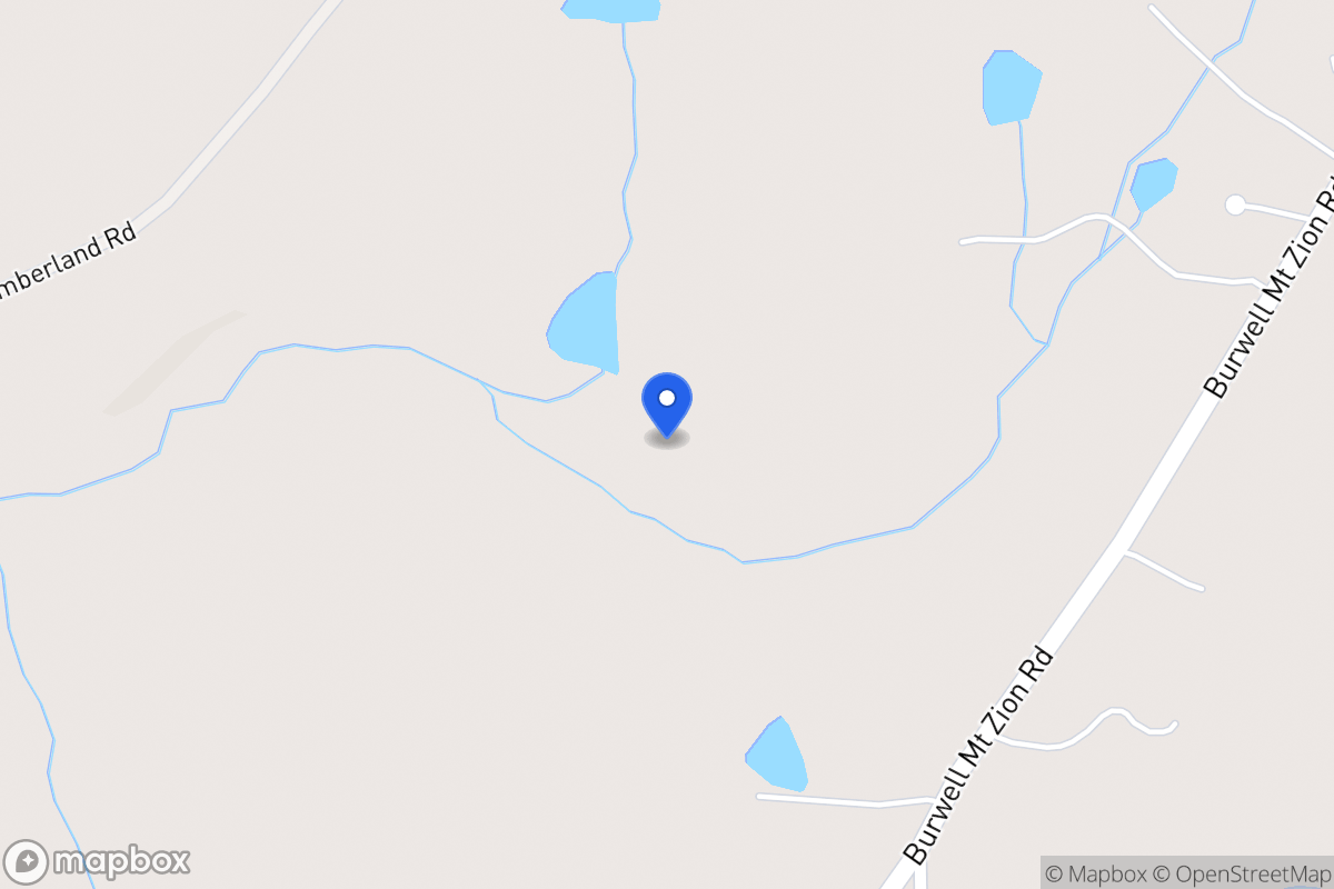 Map of 880 Burwell Mt Zion Rd