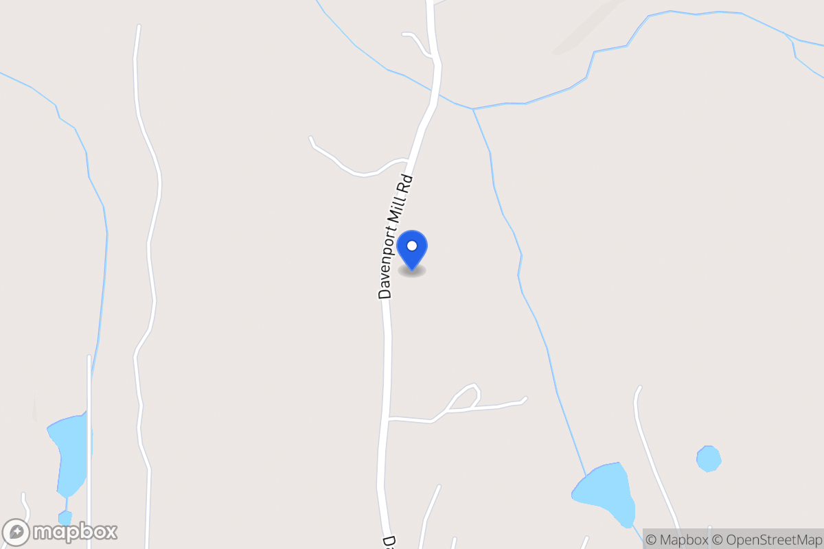 Map of 809 Davenport Mill Rd