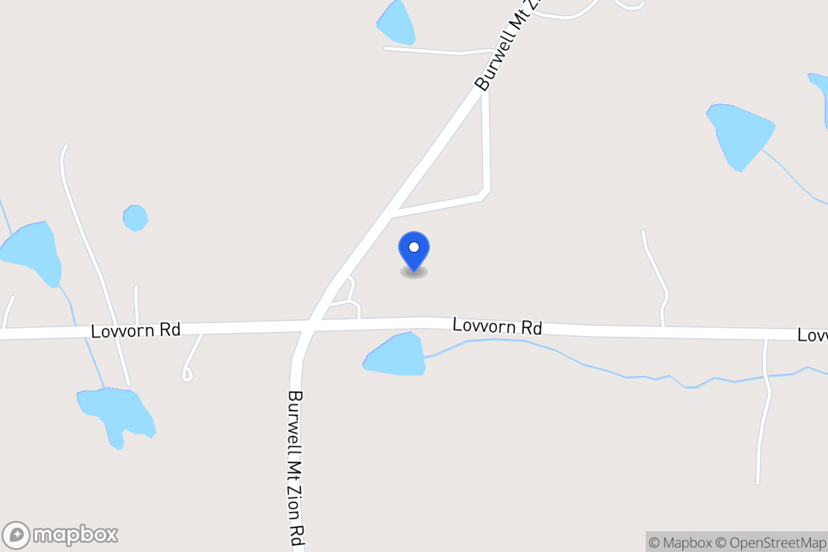 Map of 3883 Lovvorn Rd