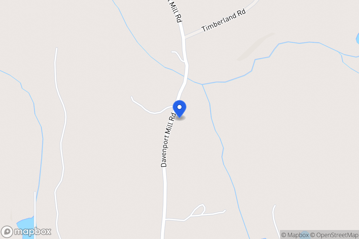 Map of 845 Davenport Mill Rd
