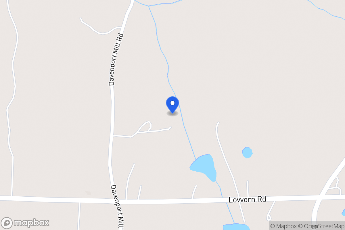 Map of 763 Davenport Mill Rd