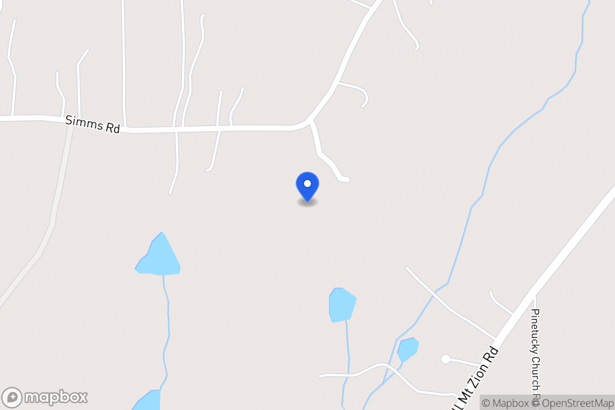 Map of 317 Simms Rd