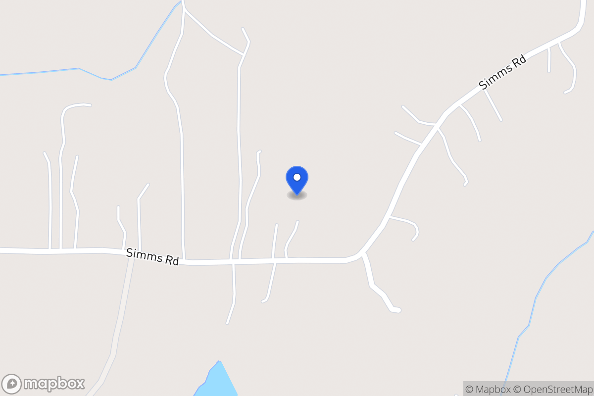 Map of 286 Simms Rd